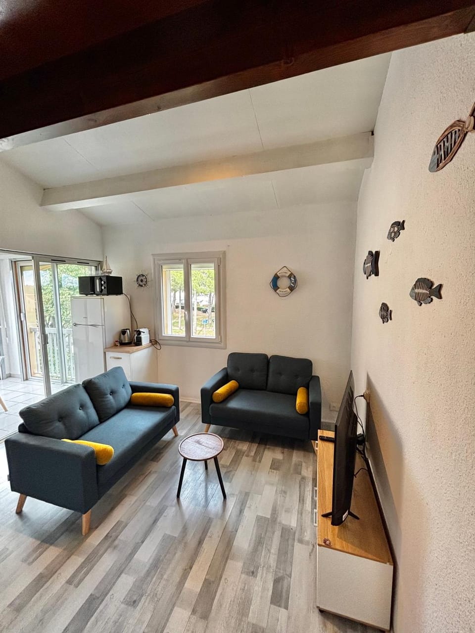 Appartement avec loggia et mezzanine, bord de mer, 4 personnes Apartment in Argeles-sur-Mer