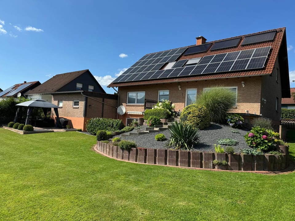 Property building, Garden view