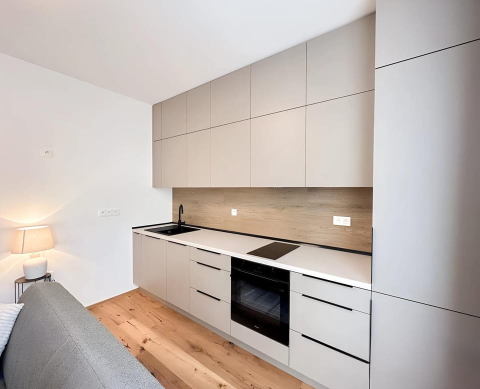 Kitchen or kitchenette, dishwasher, oven, stove, kitchen