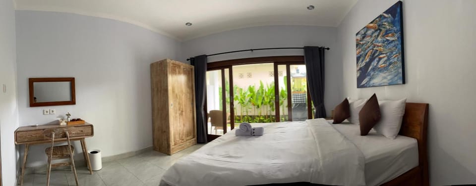 Bed, TV and multimedia, Photo of the whole room, Bedroom, hair dresser, towels