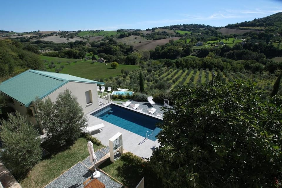 Property building, Natural landscape, Garden, Pool view, Swimming pool