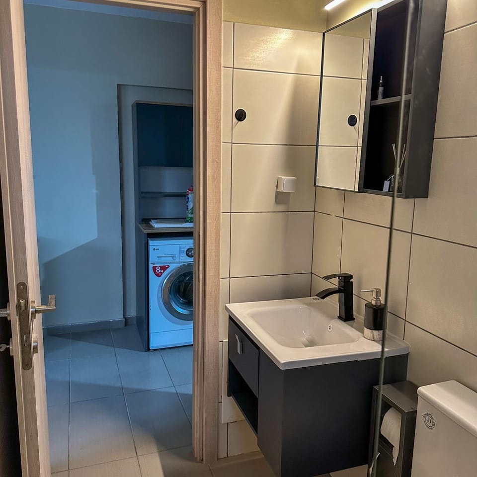 Toilet, Bathroom, washing machine