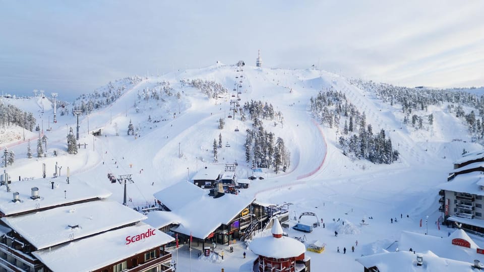Bird's eye view, Winter, Mountain view