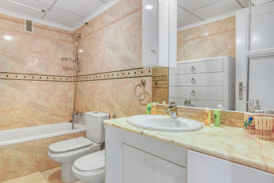 Bathroom, Living room