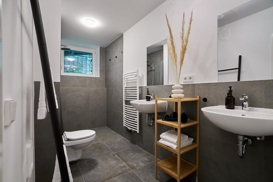 Shower, Toilet, Bathroom, towels