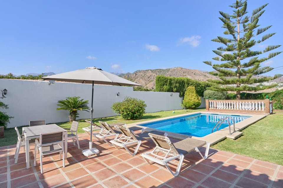 Property building, Living room, Swimming pool