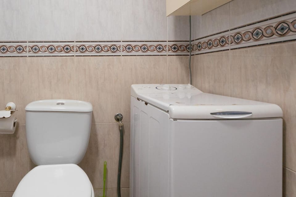 Bathroom, Living room