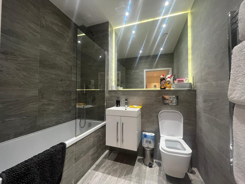 Shower, Toilet, Bathroom, Bath, towels