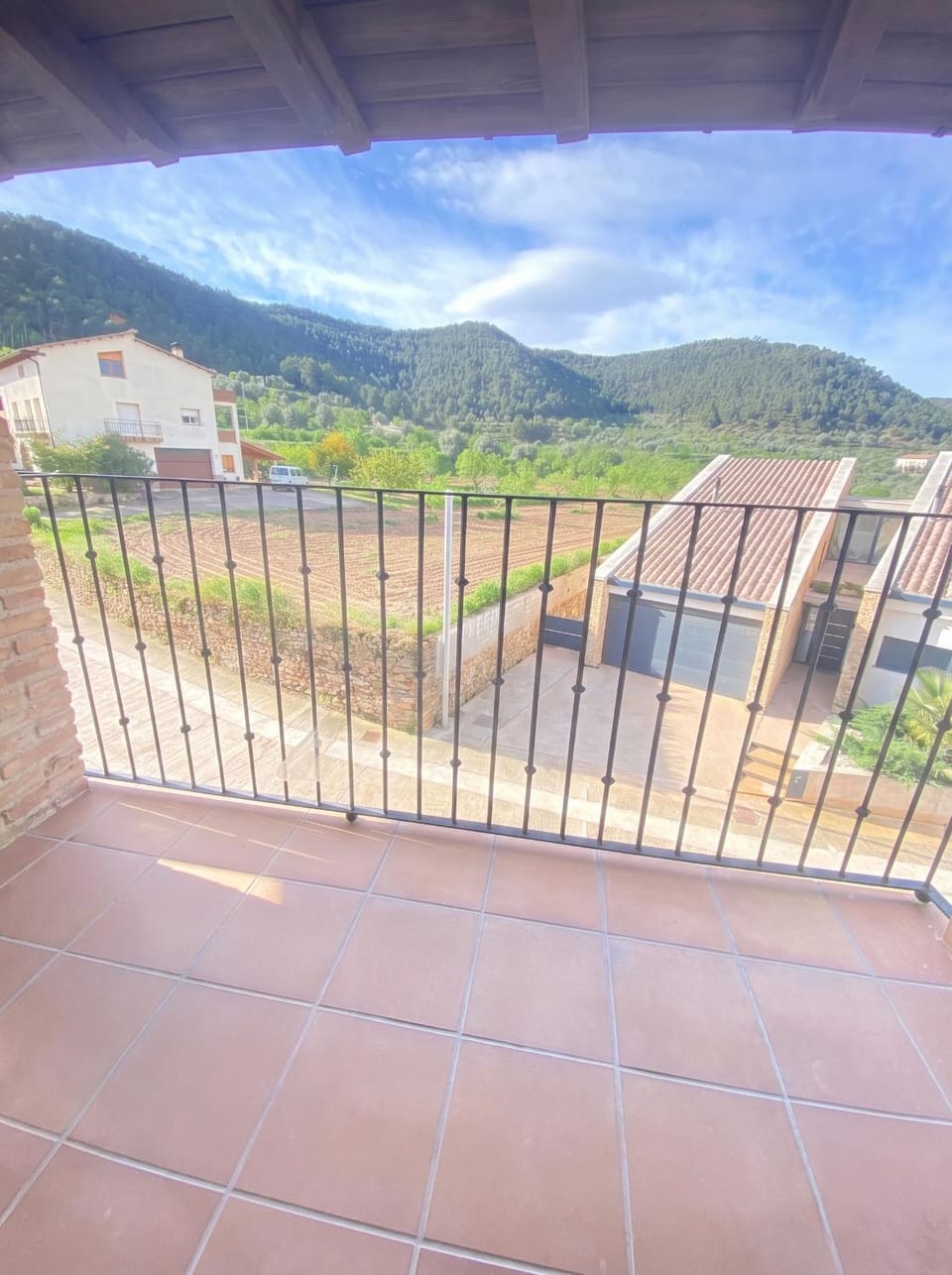 Day, Natural landscape, View (from property/room), Balcony/Terrace, Mountain view