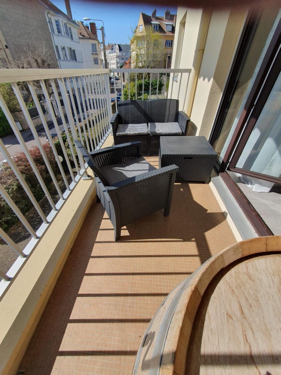Patio, City view