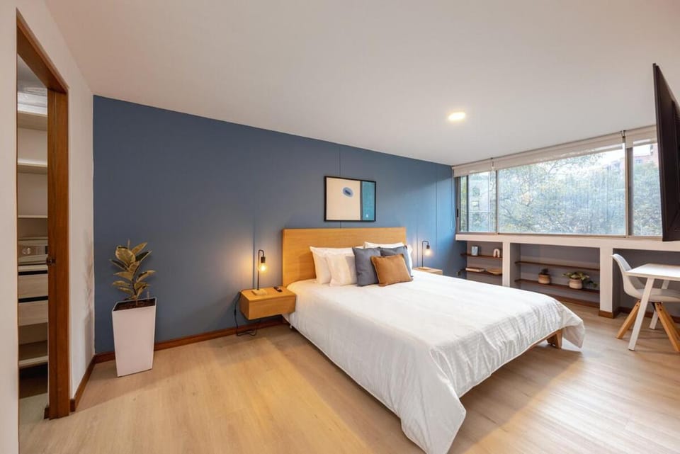 Cómodo y recién remodelado apto de 2 habitaciones cerca a Provenza Apartment in Medellin