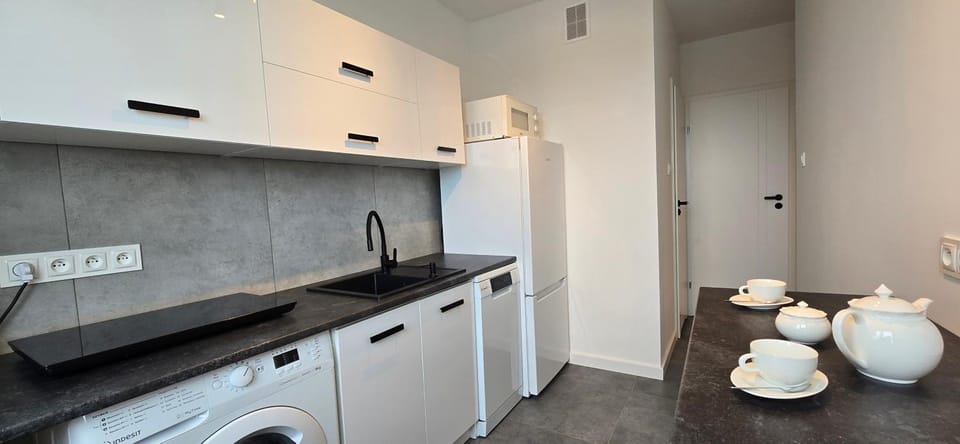 Coffee/tea facilities, Kitchen or kitchenette, dishwasher, stove
