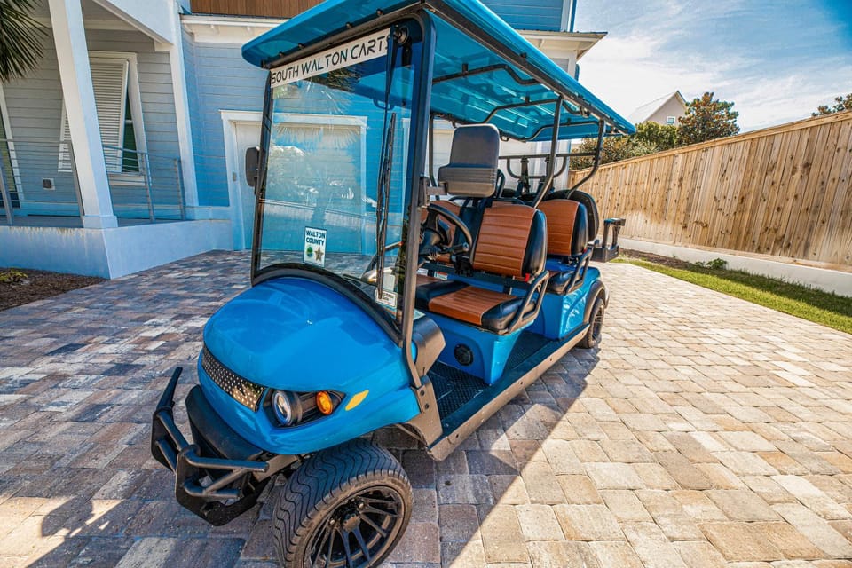 Blue Horizon Golf Cart Pool & Sleeps 32 House in South Walton County