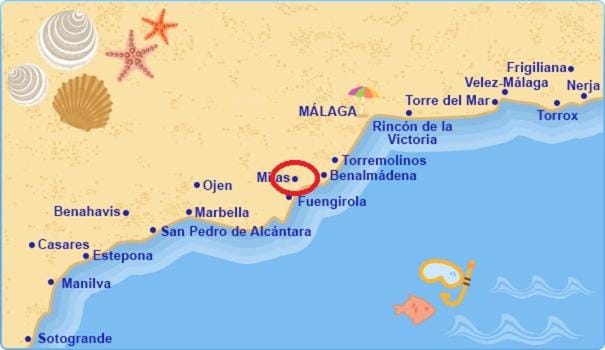 Apartamento cómodo con vistas maravillas, entre 3 ciudades Apartment in Costa del Sol