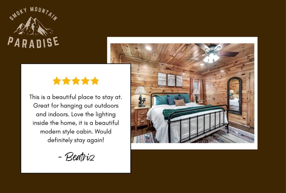 Luxury Cabin with Hot Tub Game Room & Pickle Ball Cabin in Sevier County