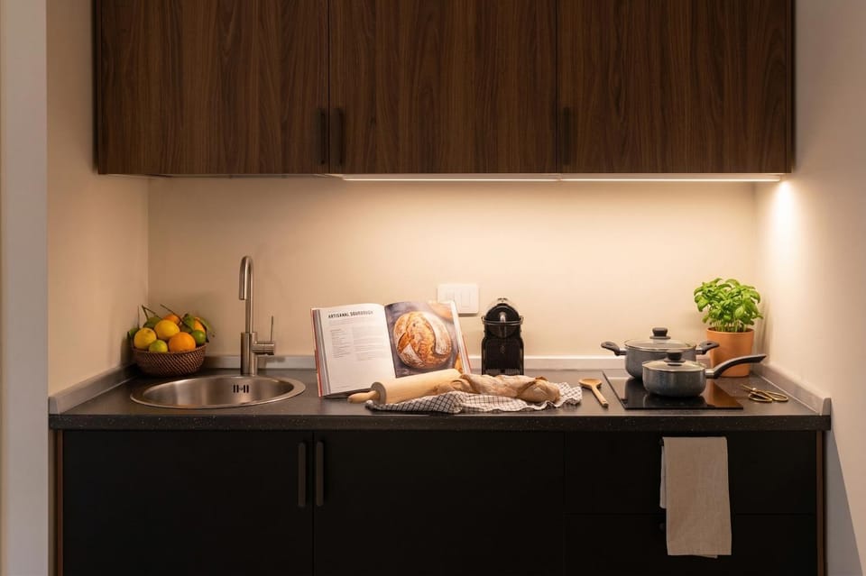 Kitchen or kitchenette, kitchen
