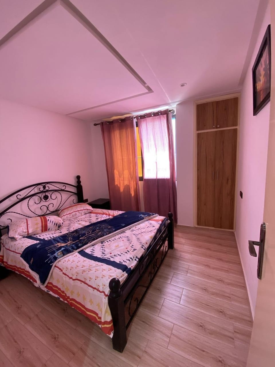Bed, Photo of the whole room, Bedroom, wardrobe