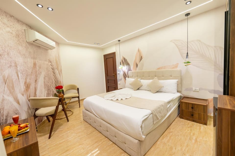 Bed, Photo of the whole room, Bedroom, towels, wardrobe