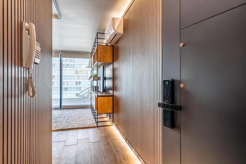 Lobby or reception, air conditioner