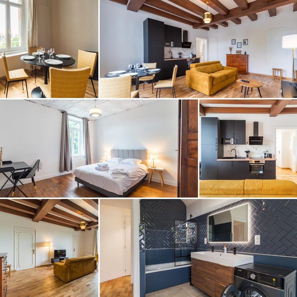 Kitchen or kitchenette, Living room, Photo of the whole room, Seating area, Dining area, Bedroom, oven, stove