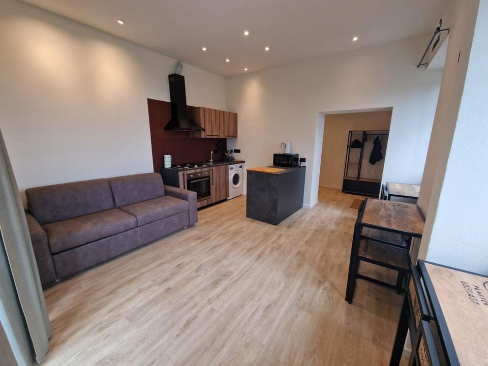 Kitchen or kitchenette, Living room, Seating area, Dining area, oven, pet friendly, stove