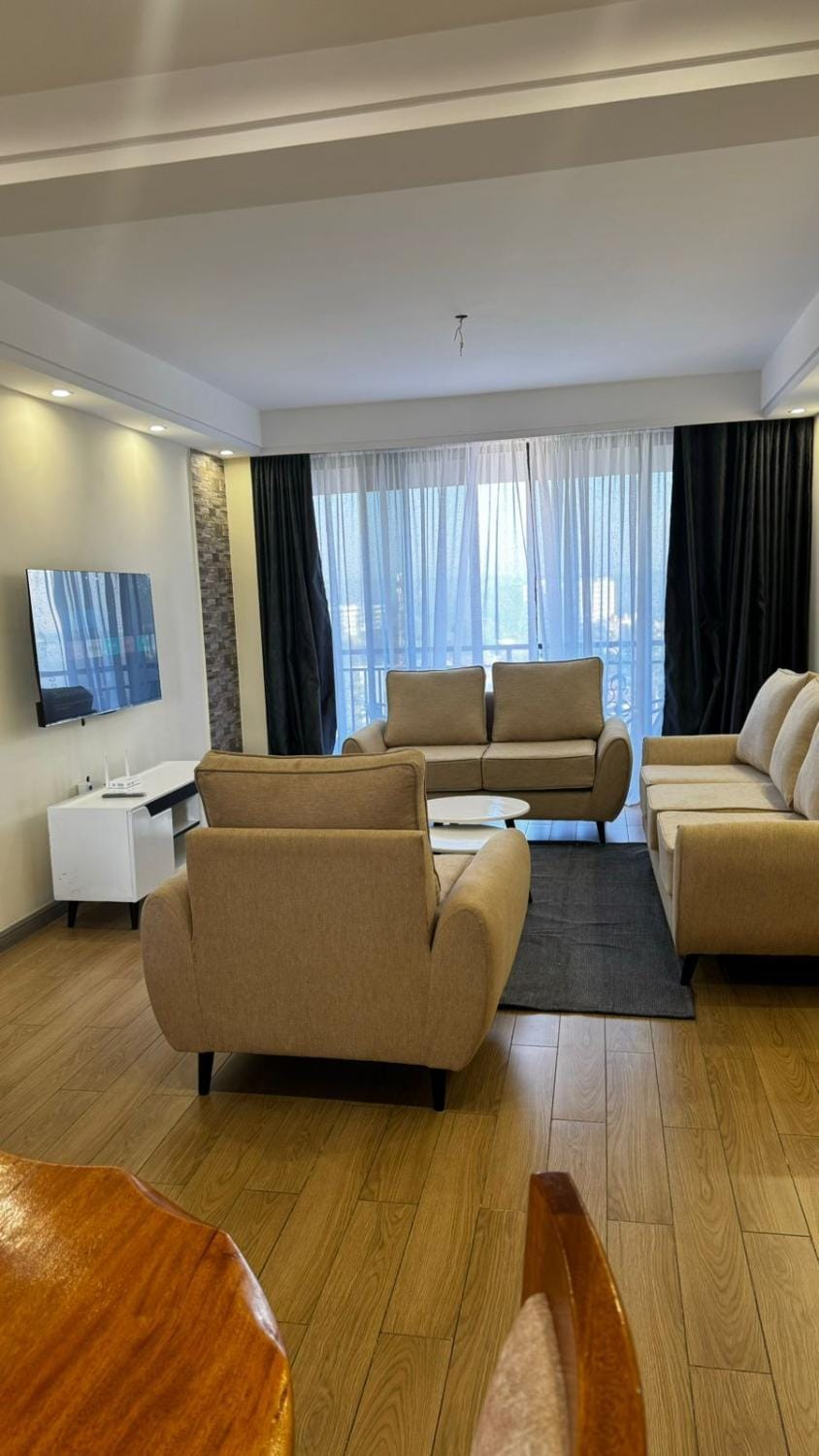 stunning two bedroom apartment with heated swimming pool fully equipped gym ample parking space and a relaxing rooftop with breathtaking views Apartment in Nairobi