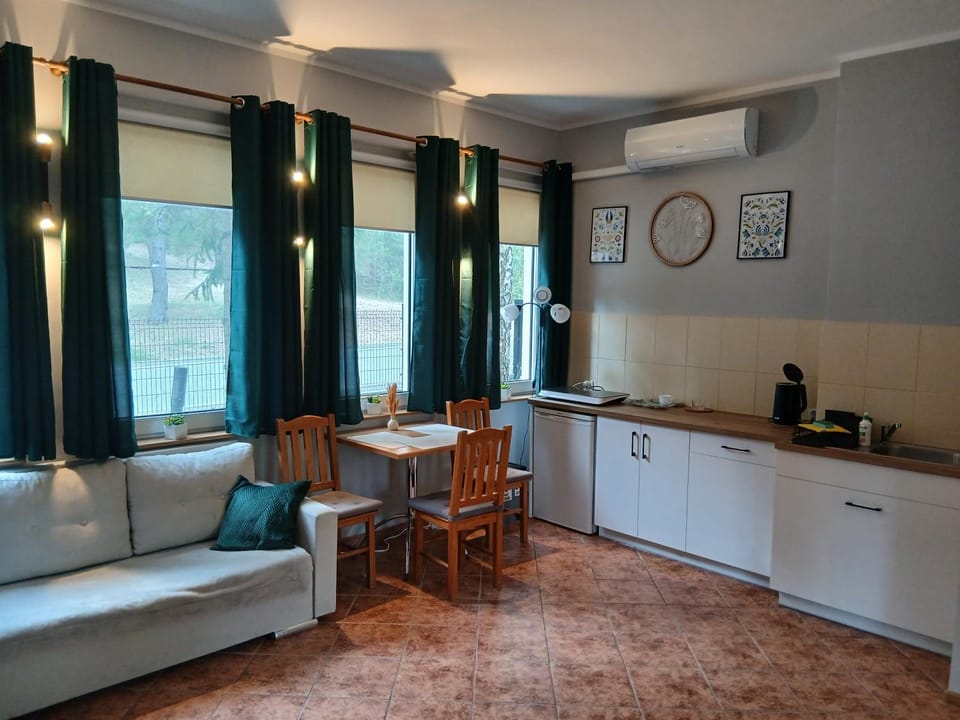 Kitchen or kitchenette, air conditioner