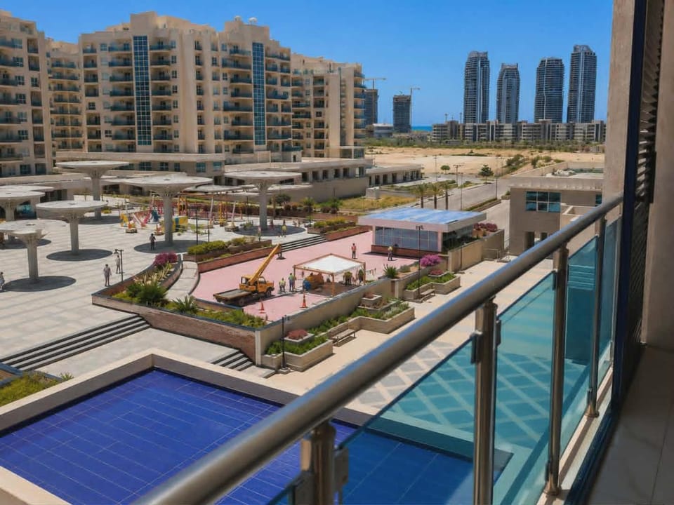 ابراج االداون تاون اطلاله بحر واللاجون Sea & Lagoon View Tower, New Aalmein Apartment in Egypt