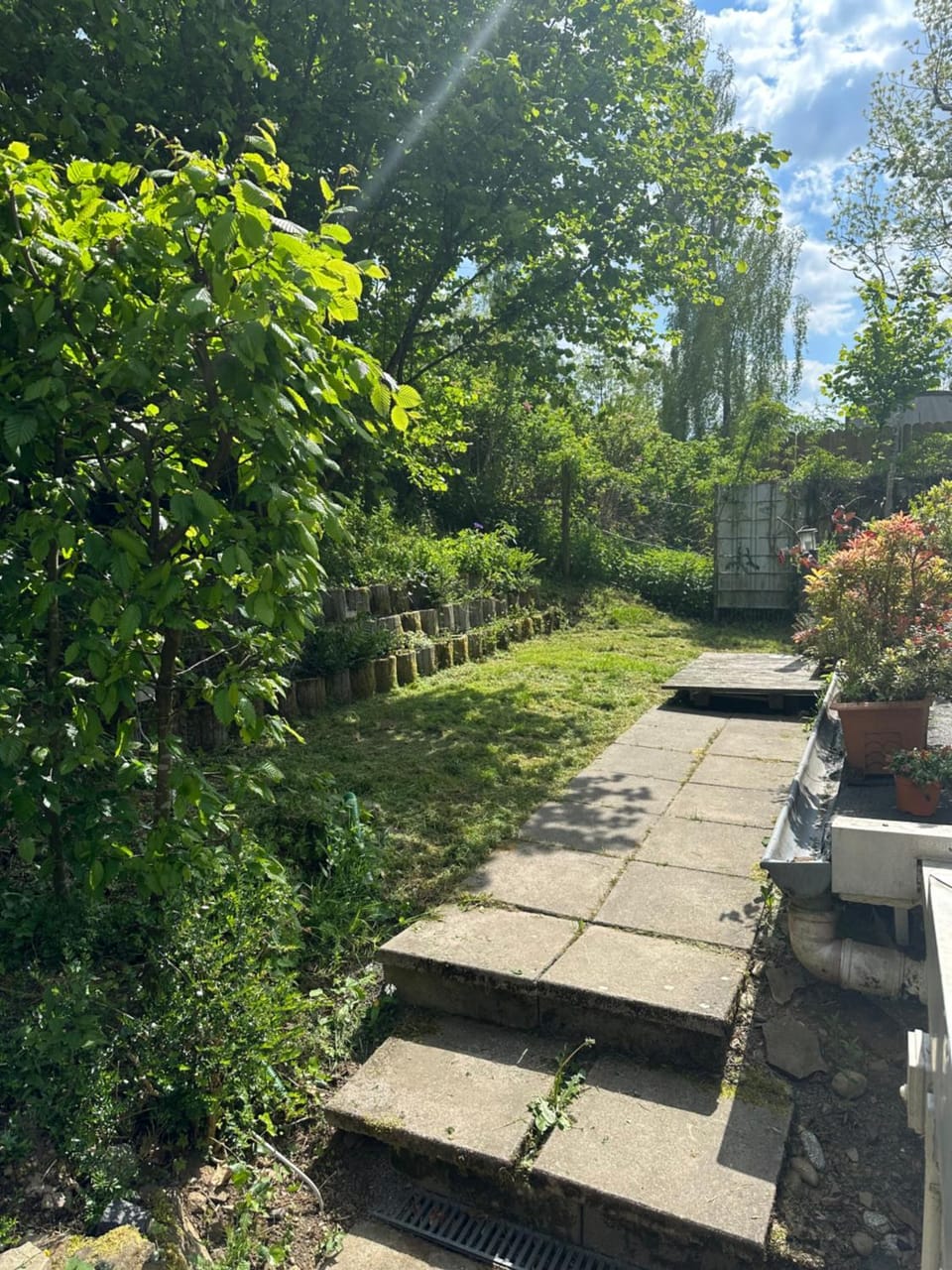 Spring, Day, Garden, Garden view