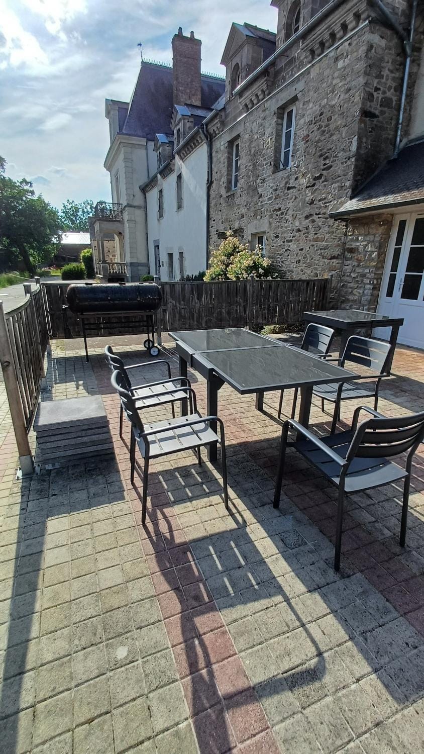 Property building, Patio