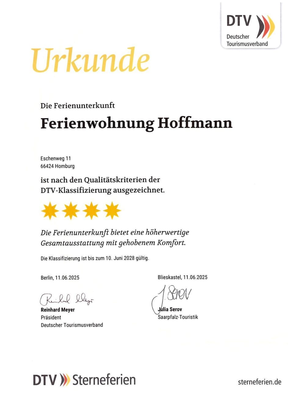 Certificate/Award