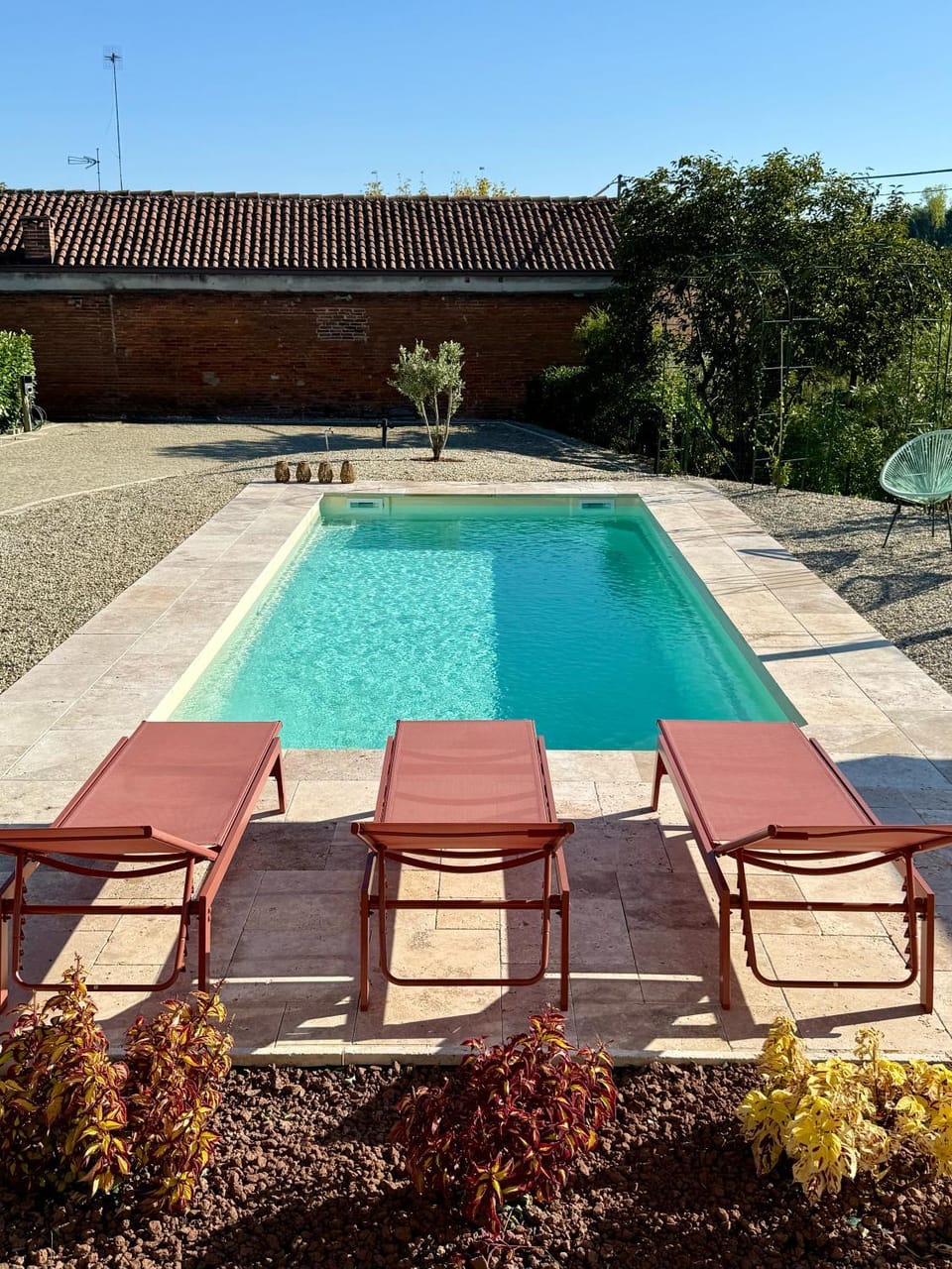 Garden, Swimming pool, Inner courtyard view