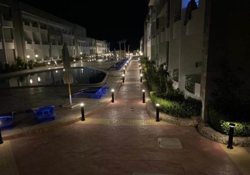 Property building, Night, Neighbourhood