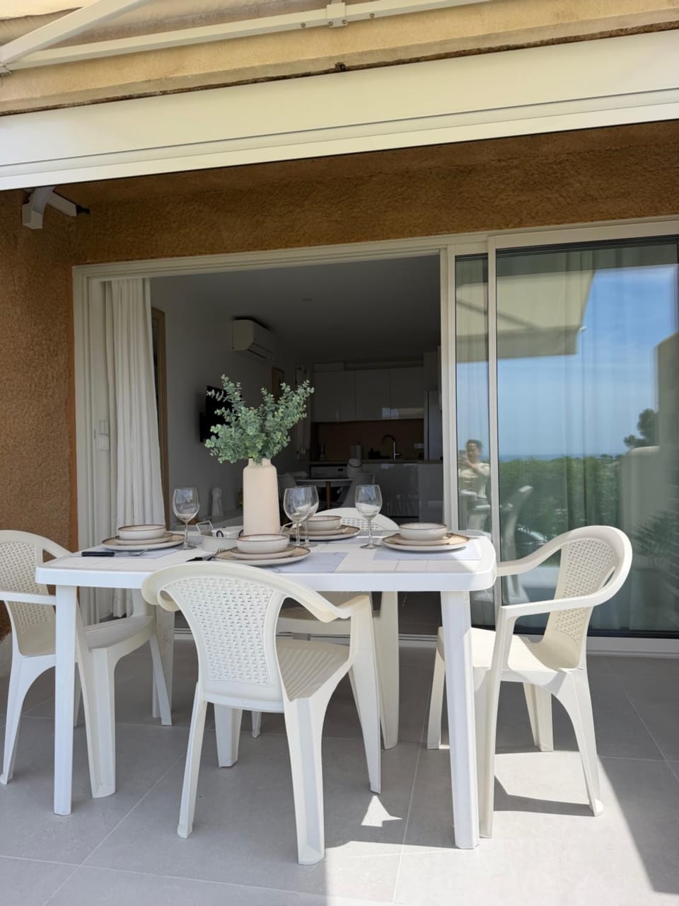 Appartement Climatisé Vue Mer en Rez-de-Jardin Apartment in Lumio