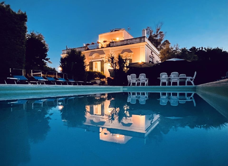 Property building, Pool view