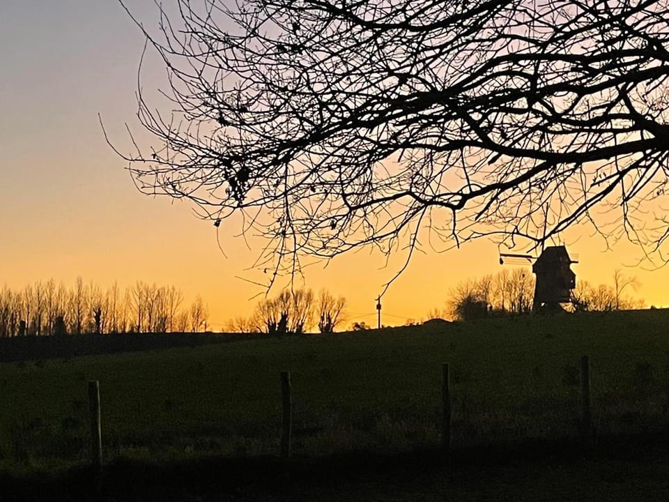 Natural landscape, Sunset