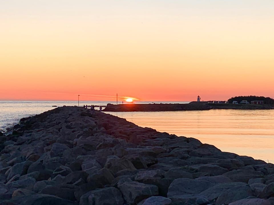 Natural landscape, Sunset
