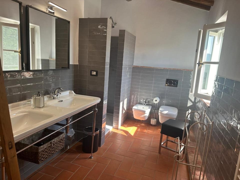 Shower, Bathroom, towels