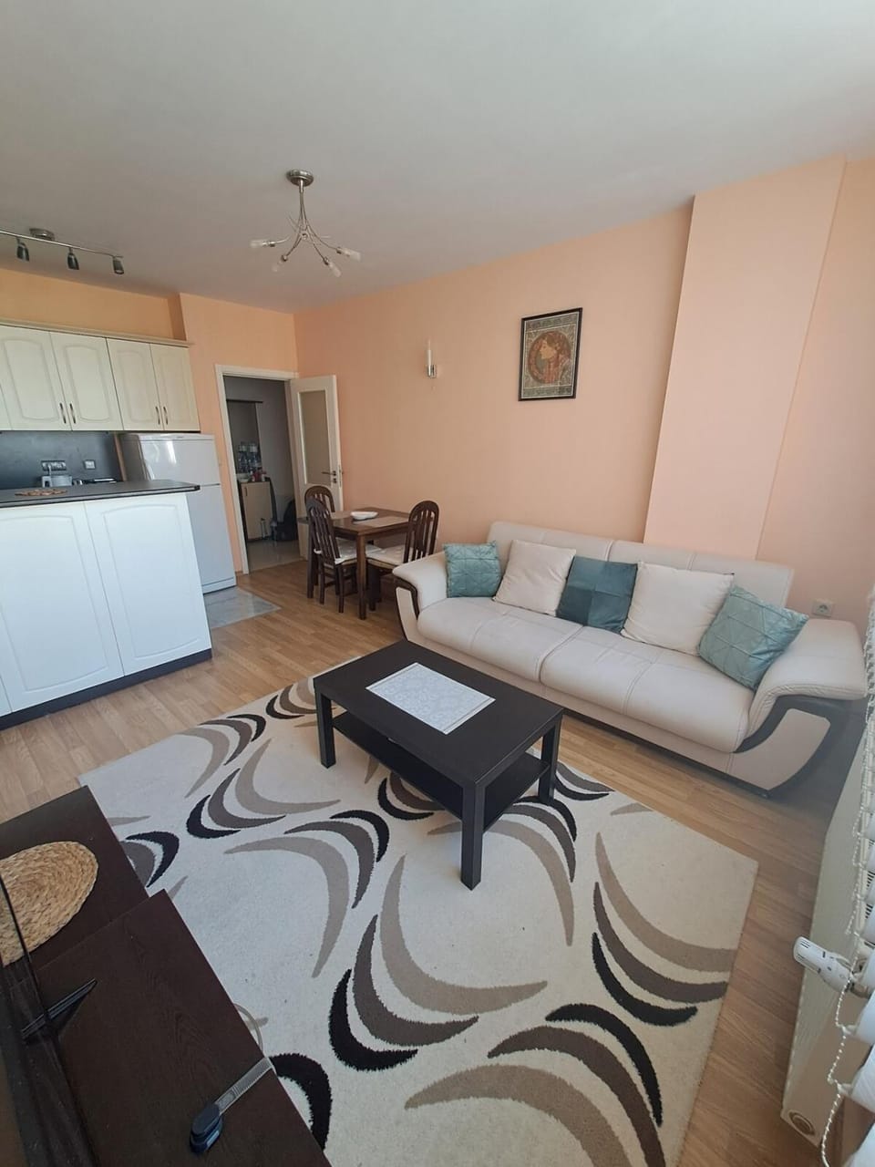 Living room, Seating area, Dining area