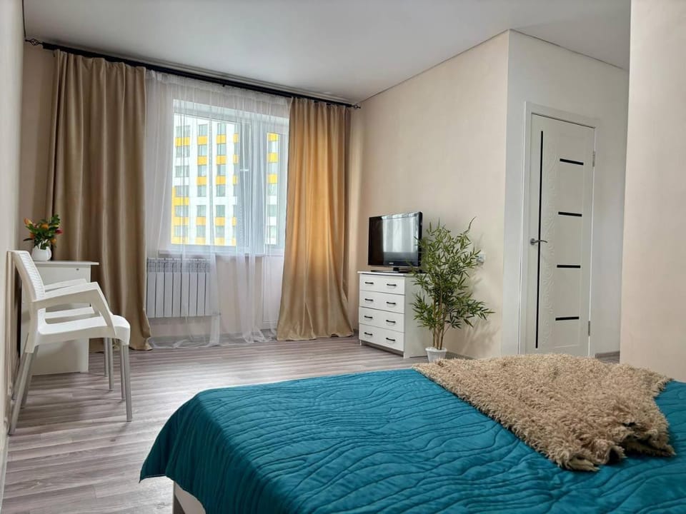 Новая квартира в спокойных оттенках Apartment in Kazakhstan