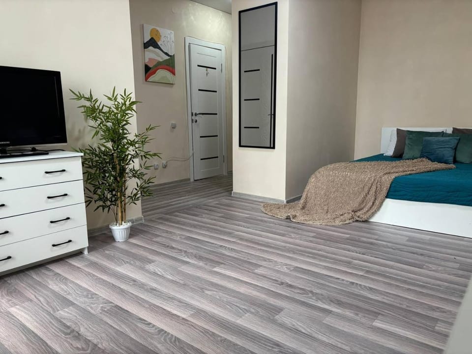 Новая квартира в спокойных оттенках Apartment in Kazakhstan