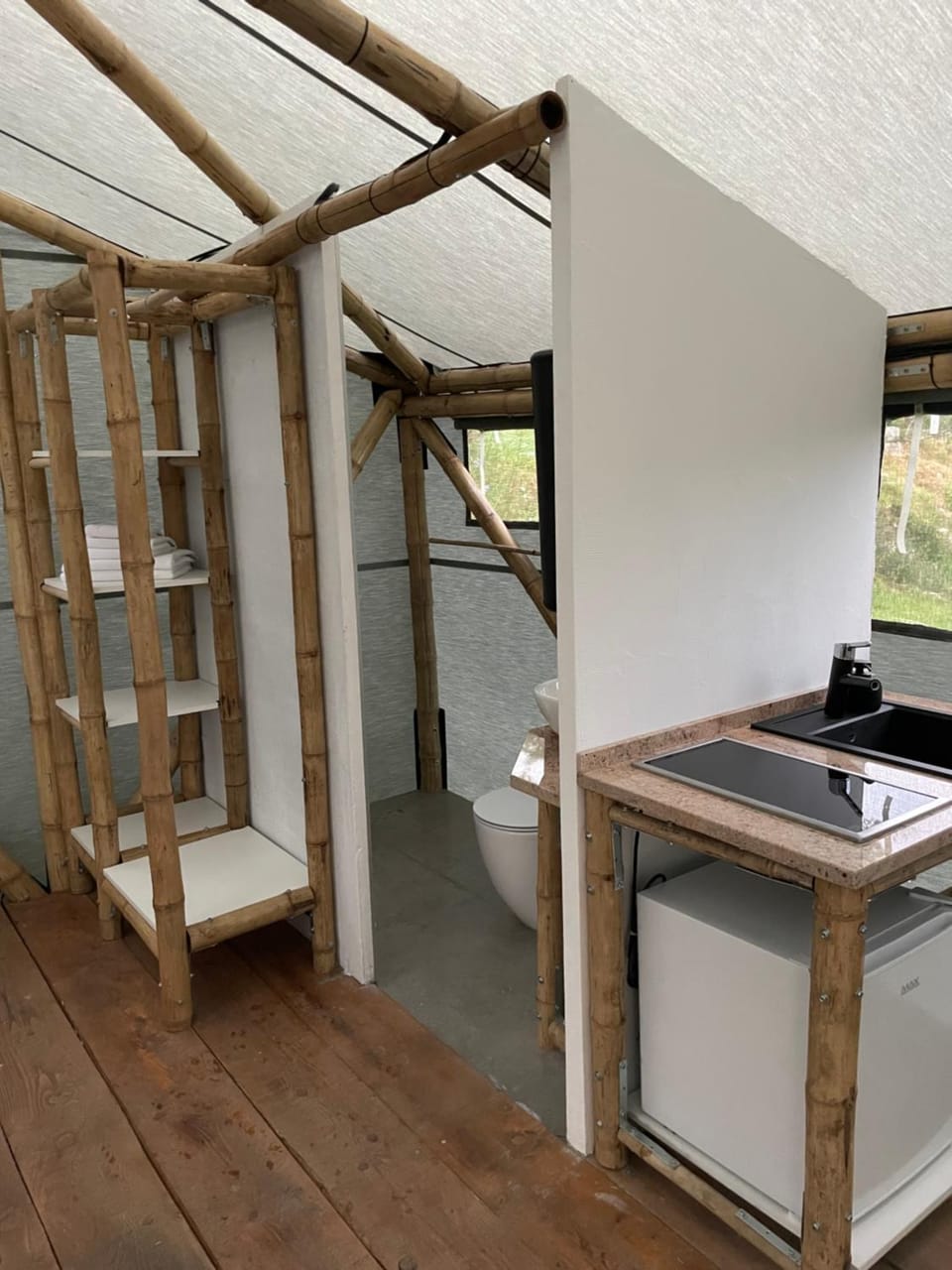 Bamboo glamping Luxury tent in Budva Municipality