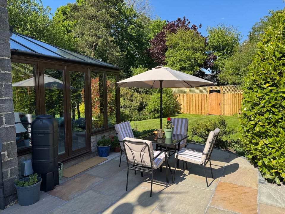 Patio, Spring, Day, Garden, Garden view, sunbed