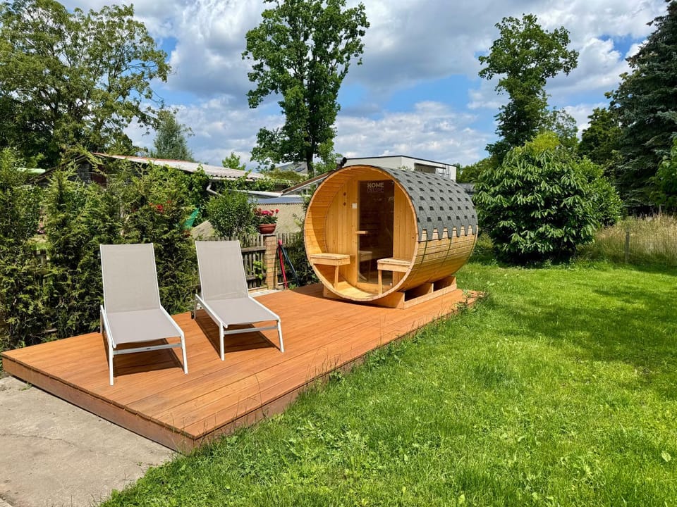 Sauna, Balcony/Terrace, sunbed