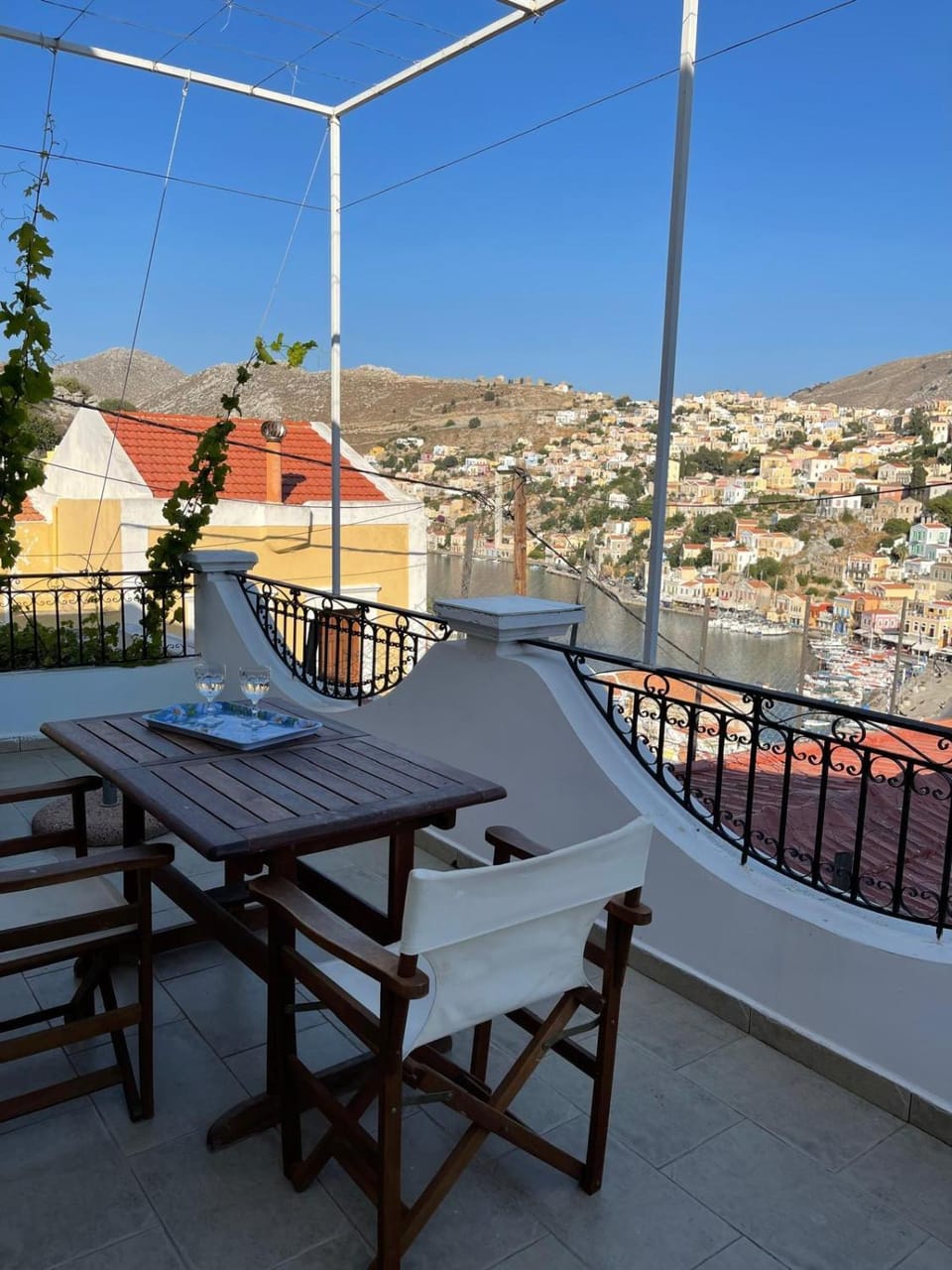 Patio, Day, Natural landscape, View (from property/room), Balcony/Terrace, Dining area, Mountain view, Sea view