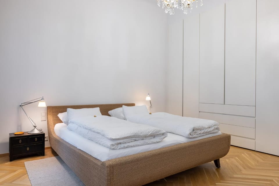 Bed, Photo of the whole room, Bedroom, wardrobe