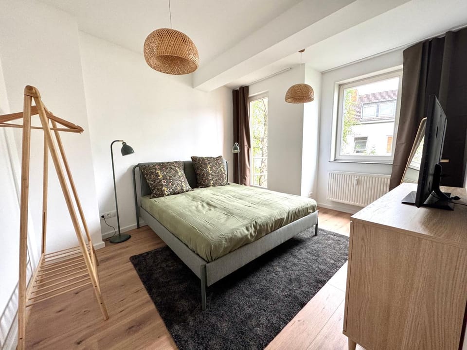 Bed, Photo of the whole room, Bedroom, wardrobe