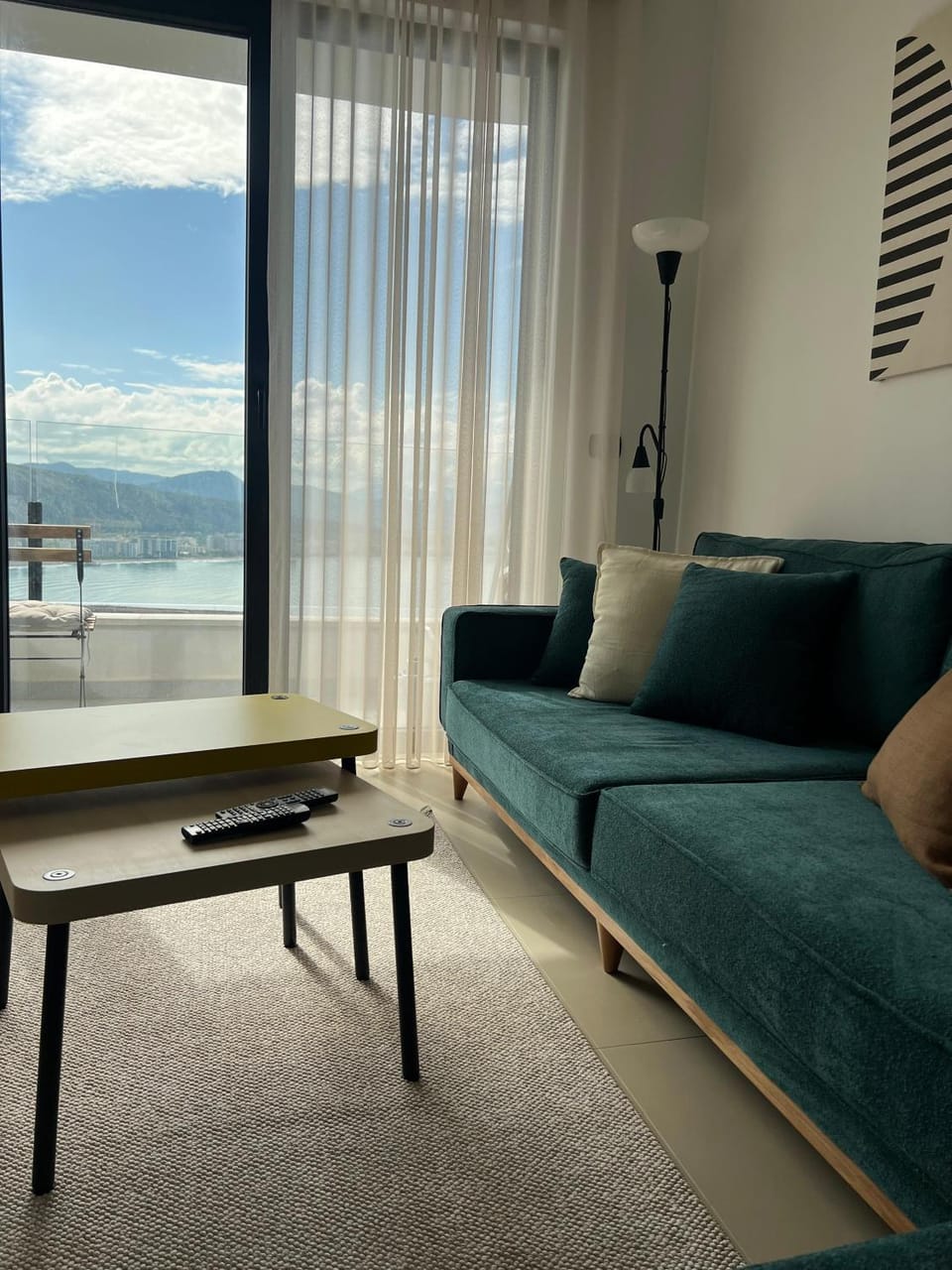 Natural landscape, Seating area, Sea view