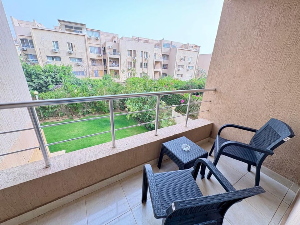 Property building, Day, View (from property/room), Balcony/Terrace, Balcony/Terrace, Living room