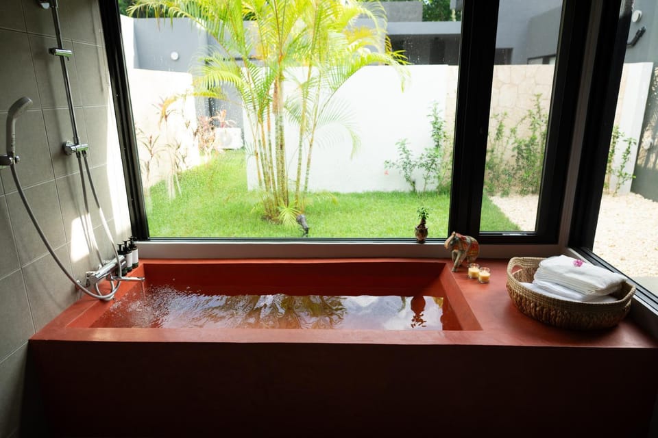 Garden, Bathroom, Garden view